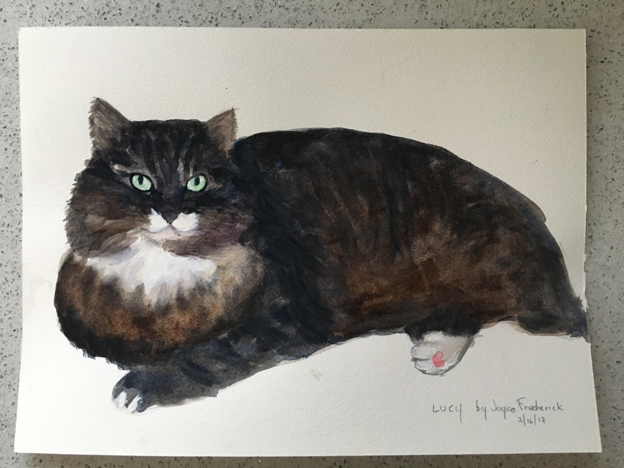 Lucy- Original art by Joyce Frederick Lucy- Original art by Joyce Frederick