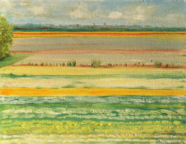 Tulip Field #1 - Original art by Joyce Frederick Tulip Field #1 - Original art by Joyce Frederick