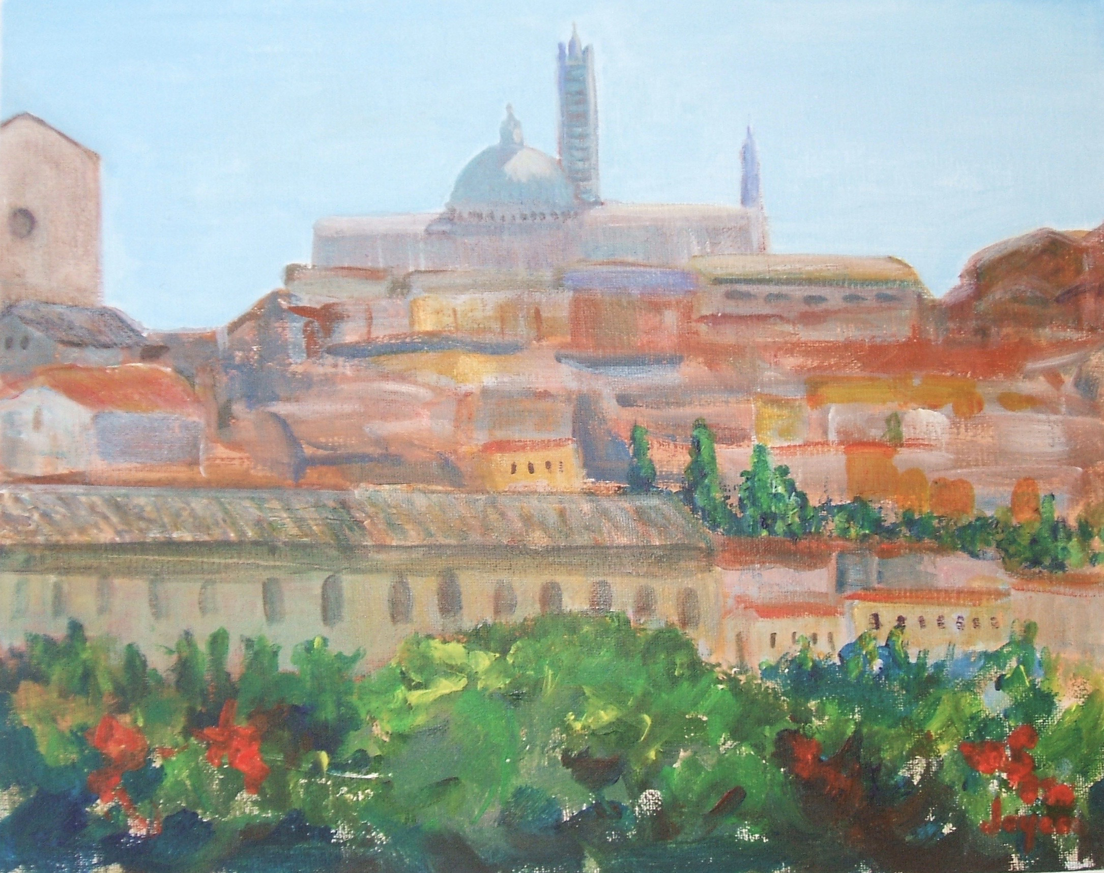 Duomo di Siena painting by Joyce Frederick Duomo di Siena painting by Joyce Frederick