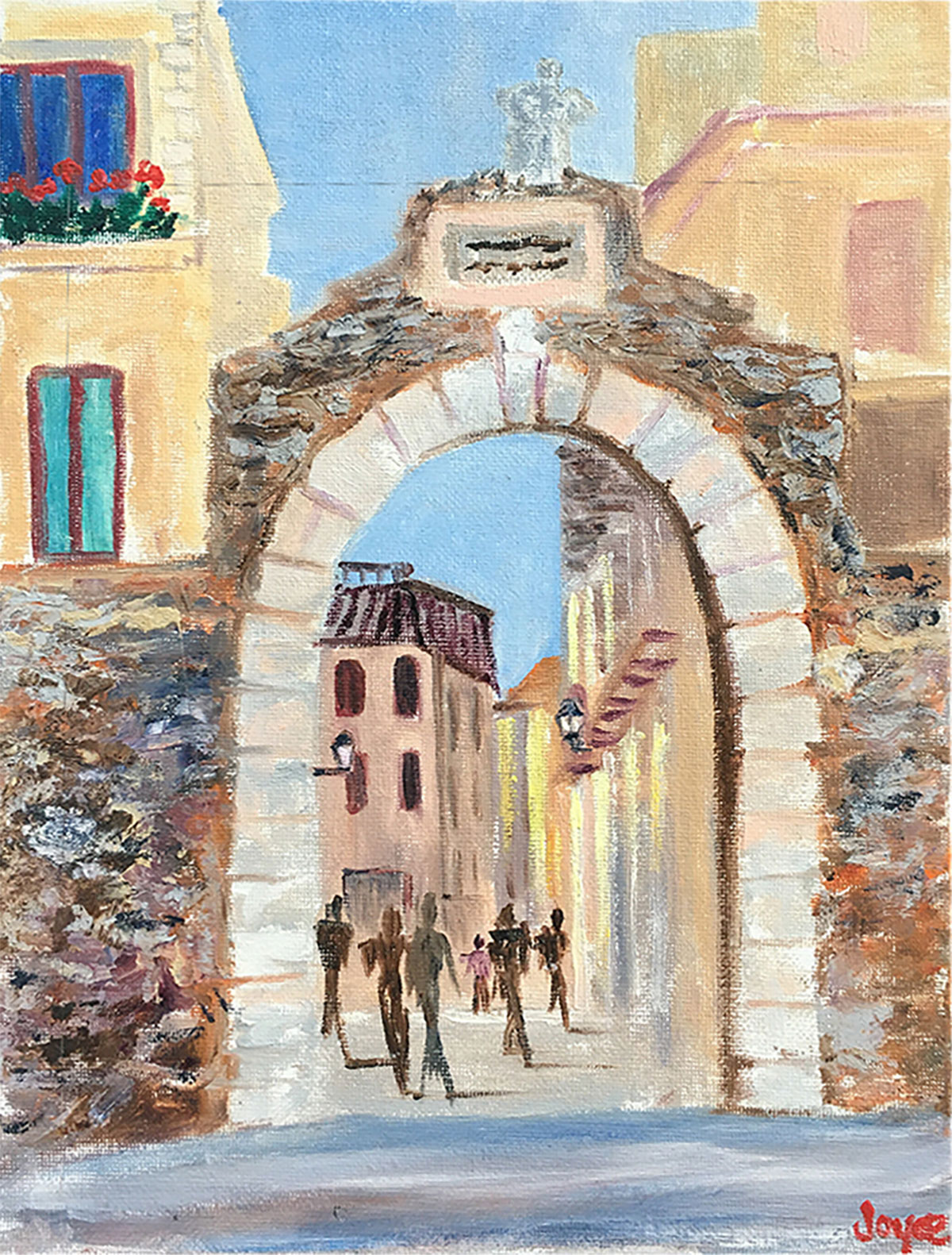 Porta Messina Porta Messina in Taormina, Sicily – Artist Joyce Frederick
