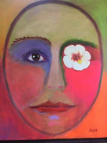 Go to Portrait Collection Gallery Self Portrait by artist Joyce Frederick